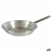 Frigideira Ø 24 cm Prateado Alumínio 12 Unidades Cozinha | Gourmet - nacloset