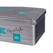 Bote Chocolate Cinzento Folha de Flandres (11 x 7,1 x 18 cm) (24 Unidades) A Preço de Revenda - nacloset 2