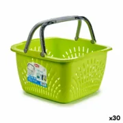 Cesta Multiusos Stefanplast Com pegas Plástico 18 L 39 x 21,5 x 39 cm (30 Unidades) A Preço de Revenda - nacloset