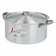 Caçarola com Tampa Kinvara 100007 Prateado 5 L (10 Unidades) A Preço de Revenda - nacloset 2