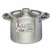 Caçarola com Tampa Ø 14 cm Prateado Alumínio (6 Unidades) A Preço de Revenda - nacloset 2