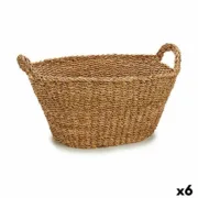Cesto Com pegas Castanho 50 L 60 x 31 x 43 cm (6 Unidades) A Preço de Revenda - nacloset