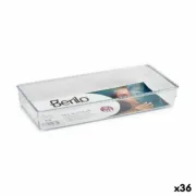 Organizador de Gavetas Multiusos Transparente Plástico 15,5 x 5,5 x 34,5 cm (36 Unidades) A Preço de Revenda - nacloset