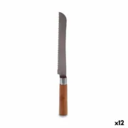 Faca de Serra 2,8 x 2,5 x 32 cm Aço inoxidável Bambu (12 Unidades) Cozinha | Gourmet - nacloset