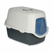 Caixa de Areia para Gatos Stefanplast Antracite Cinzento claro Plástico 56,5 x 39,5 x 39 cm (20 Unidades) Animais de Estimação - nacloset 2