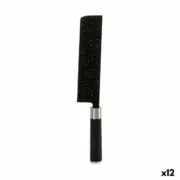 Cutelo de Cozinha Mármore Preto Aço inoxidável Plástico 5,3 x 33 x 2,3 cm (12 Unidades) A Preço de Revenda - nacloset