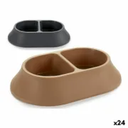 Comedouro para animais de estimação Plástico 34,5 x 7 x 22,5 cm (24 Unidades) Animais de Estimação - nacloset