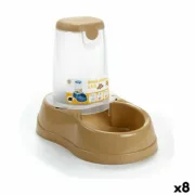Comedouro para Cão Stefanplast Bege Plástico 1,5 L 18,5 x 22,5 x 29 cm (8 Unidades) A Preço de Revenda - nacloset