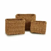 Conjunto de Cestos Castanho (4 Unidades) A Preço de Revenda - nacloset 2
