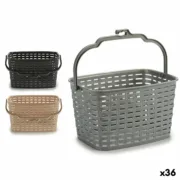 Cesto para pinças Plástico 3 L 23,5 x 12,8 x 19 cm (36 Unidades) A Preço de Revenda - nacloset