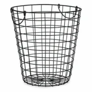 Cesto Com pegas Preto Aço 30 x 30 x 30 cm (8 Unidades) A Preço de Revenda - nacloset 2