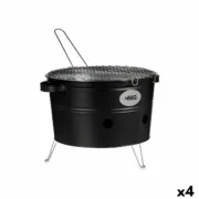 Churrasco Portátil Ferro Zinco 35 x 21 x 42 cm (4 Unidades) A Preço de Revenda - nacloset