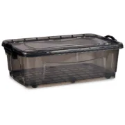 Caixa de Armazenamento com Rodas Antracite Plástico 30 L 40 x 20,5 x 63 cm (6 Unidades) A Preço de Revenda - nacloset 2