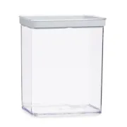 Frasco Transparente Silicone poliestireno ABS 3,3 L 10,5 x 23,7 x 21 cm (6 Unidades) A Preço de Revenda - nacloset 2