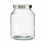 Frasco Prateado Aço inoxidável 3 L 16 x 21,5 x 16 cm (8 Unidades) A Preço de Revenda - nacloset 2