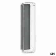Organizador de Gavetas Plástico reciclado Cinzento 9 x 4,5 x 32,5 cm (24 Unidades) A Preço de Revenda - nacloset