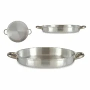 Frigideira Kinvara 100117 Prateado Alumínio Ø 30 cm (12 Unidades) Cozinha | Gourmet - nacloset 2