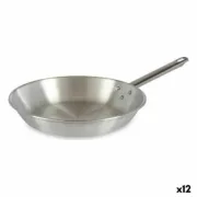 Frigideira Ø 26 cm Prateado Alumínio (12 Unidades) Cozinha | Gourmet - nacloset