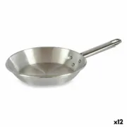 Frigideira Ø 18 cm Prateado Alumínio (12 Unidades) Cozinha | Gourmet - nacloset