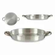 Frigideira Prateado Alumínio 27 x 5 x 35,5 cm (12 Unidades) Cozinha | Gourmet - nacloset 2