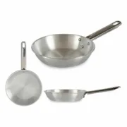 Frigideira Prateado Alumínio 16 x 4 x 30 cm (12 Unidades) Cozinha | Gourmet - nacloset 2