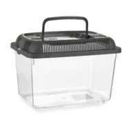 Aquário Com pega Grande Cinzento Plástico 7 L 20 x 20 x 30 cm (8 Unidades) A Preço de Revenda - nacloset 2