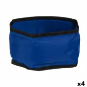 Coleira para Cães Azul Preto PVC Gel 8 x 1 x 66 cm Refrigerante (4 Unidades) Animais de Estimação - nacloset