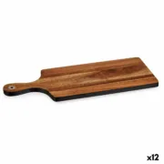 Tábua de corte Preto Acácia 17,3 x 1,5 x 44,8 cm (12 Unidades) A Preço de Revenda - nacloset