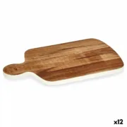 Tábua de corte Branco Acácia 25,7 x 1,5 x 40 cm (12 Unidades) A Preço de Revenda - nacloset
