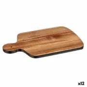Tábua de corte Preto Acácia 25,7 x 1,5 x 40 cm (12 Unidades) A Preço de Revenda - nacloset
