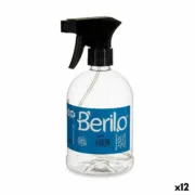Garrafa Pulverizadora Preto Transparente Plástico 500 ml (12 Unidades) A Preço de Revenda - nacloset