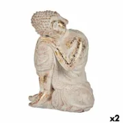 Figura Decorativa para Jardim Buda Poliresina 23 x 33 x 26 cm (2 Unidades) A Preço de Revenda - nacloset