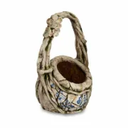 Figura Decorativa para Jardim Vaso Poliresina 25,5 x 44 x 27,5 cm (2 Unidades) A Preço de Revenda - nacloset 2