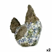 Figura Decorativa para Jardim Galinha Poliresina 22,5 x 39 x 34 cm (2 Unidades) A Preço de Revenda - nacloset