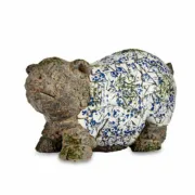 Figura Decorativa para Jardim Porco Poliresina 20,5 x 26 x 47 cm (2 Unidades) A Preço de Revenda - nacloset 2