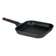 Frigideira Assadora com Riscas 28 x 28 cm Alumínio (6 Unidades) Cozinha | Gourmet - nacloset 2