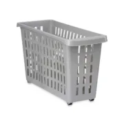 Cesta Multiusos Com rodas Cinzento Plástico 17,5 x 26 x 46 cm (12 Unidades) A Preço de Revenda - nacloset 2