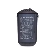 Cesto da Roupa Laundry Sevice Azul escuro Plástico 40 L 34 x 52,5 x 34 cm (4 Unidades) A Preço de Revenda - nacloset 2