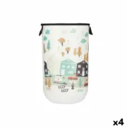 Cesto da Roupa Infantil Estrada Plástico 40 L 34 x 52,3 x 34 cm (4 Unidades) A Preço de Revenda - nacloset