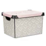 Caixa de Armazenagem com Tampa Vibes Flechas 22 L Cor de Rosa Plástico 30 x 23,5 x 40 cm (12 Unidades) A Preço de Revenda - nacloset 2