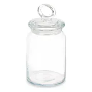 Frasco Kitchen 860 ml 9,8 x 19,3 x 9,8 cm Transparente Silicone Vidro (6 Unidades) A Preço de Revenda - nacloset 2