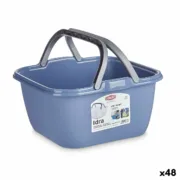 Cesta Multiusos Stefanplast Com pegas Plástico 13 L (48 Unidades) A Preço de Revenda - nacloset