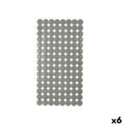 Tapete Antiderrapante para Duche Cinzento PVC 68 x 36 x 1 cm (6 Unidades) A Preço de Revenda - nacloset