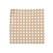 Tapete Antiderrapante para Duche Bege PVC 54 x 54 x 1 cm (6 Unidades) A Preço de Revenda - nacloset 2