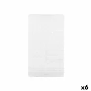 Tapete Antiderrapante para Duche Quadros Branco PVC 67,7 x 38,5 x 0,7 cm (6 Unidades) A Preço de Revenda - nacloset