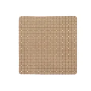 Tapete Antiderrapante para Duche Quadros Bege PVC 50,3 x 50,3 x 0,7 cm (6 Unidades) A Preço de Revenda - nacloset 2