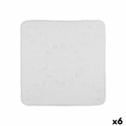 Tapete Antiderrapante para Duche Cinzento PVC 53 x 52,5 x 1 cm (6 Unidades) A Preço de Revenda - nacloset