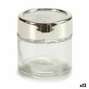 Bote Transparente Cristal Plástico 80 ml 6,2 x 6,2 x 6,2 cm (12 Unidades) A Preço de Revenda - nacloset