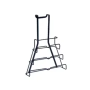 Porta Utensílios de Cozinha Tampa para Frigideiras Preto Ferro 27 x 37 x 9 cm (6 Unidades) Cozinha | Gourmet - nacloset 2
