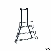 Porta Utensílios de Cozinha Tampa para Frigideiras Preto Ferro 27 x 37 x 9 cm (6 Unidades) Cozinha | Gourmet - nacloset